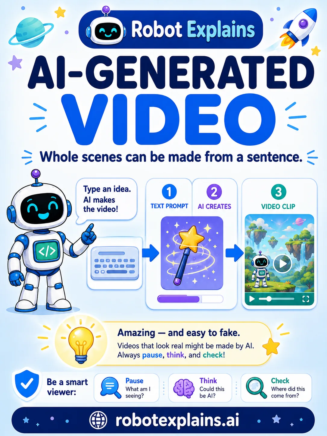 Infographic: AI-Generated Video. Now it moves, too.